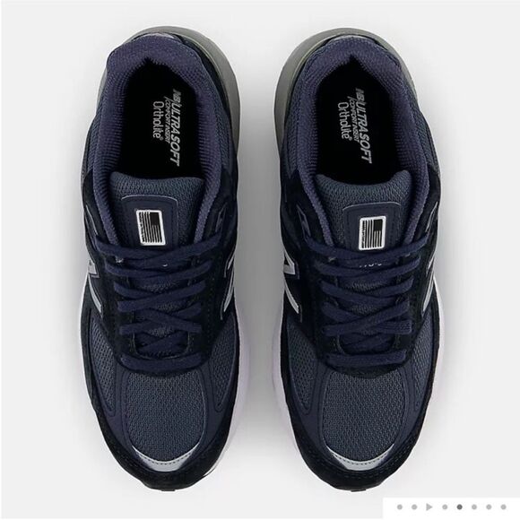 NWT Women’s New Balance MADE in USA 990v5 Core in Navy. Size 11 1/2 Narrow - Picture 3 of 17